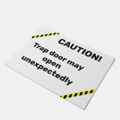 Falltür-Tür-Matte Fußmatte (Schrägansicht)