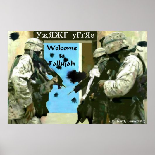 Fallujah 5K Poster (Vorne)