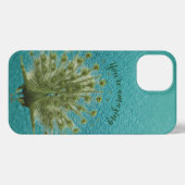 Fallviatur für Pfau iPhone Hülle (Rückseite (Horizontal))