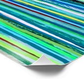 Fallwasser perfektes Poster (Ecke)