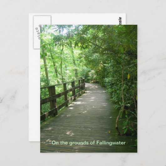 Fallwasser Postkarte (Vorne/Hinten)