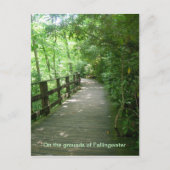 Fallwasser Postkarte (Vorderseite)