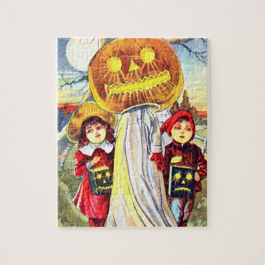 Fallween Pumpkin Ghost Puzzle (Vertikal)