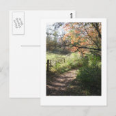 Fallweg-Postkarte Postkarte (Vorne/Hinten)