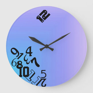 Fallzahl Große Wanduhr