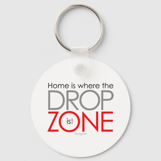 Fallzone für Skydiving Schlüsselanhänger (Vorderseite)