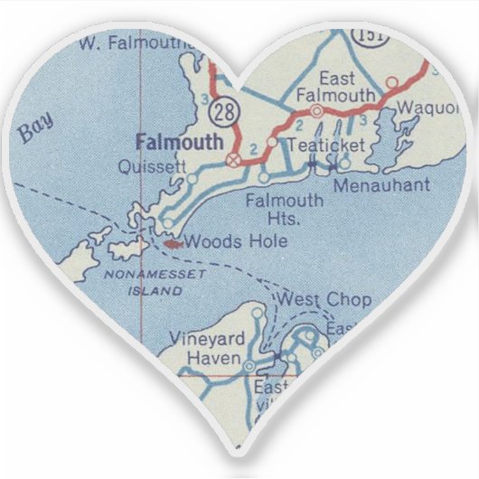 Falmouth Aufkleber (Vorderseite)