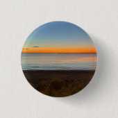 Falmouth Cape Cod Sonnenuntergang Foto Pin Button (Vorderseite)