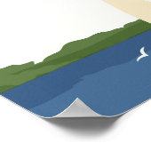 Falmouth Cornwall Poster (Ecke)