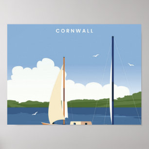 Falmouth Cornwall Poster