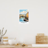 Falmouth Cornwall Travel Print Poster (Küche)