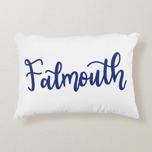 Falmouth Dainty Scripts Pillow Dekokissen (Vorderseite)