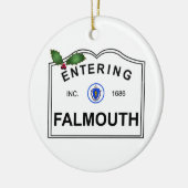 Falmouth MA Keramikornament (Links)