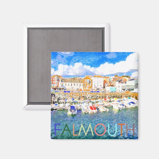 Falmouth Magnet (Vorderseite/Rückseite)