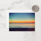 Falmouth Massachusetts Cape Cod Sunset Mitteilungskarte (Vorderseite/Rückseite Beispiel)