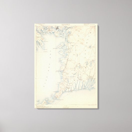 Falmouth, Massachusetts Leinwanddruck (Vorderseite)