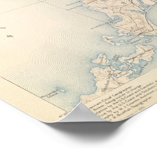 Falmouth, Massachusetts Poster (Ecke)