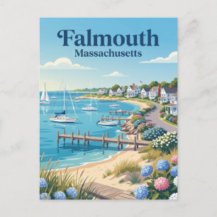 Falmouth, Massachusetts Postkarte