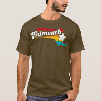 Falmouth Massachusetts Vintag Distressed Souvenir T-Shirt