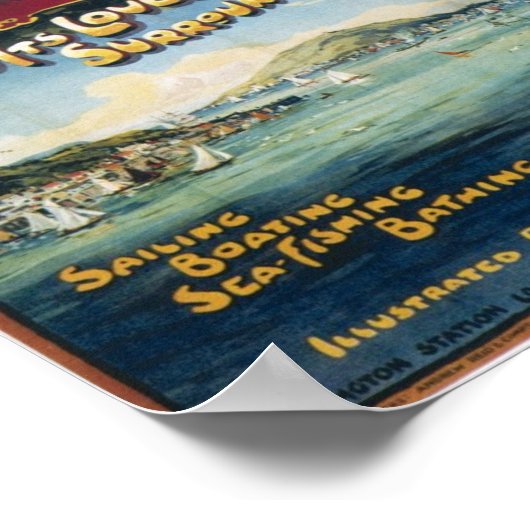 Falmouth Print Poster (Ecke)