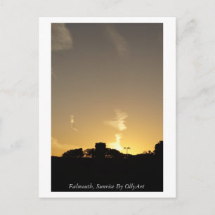 Falmouth, Sonnenaufgang durch OllyArt Fotografie Postkarte