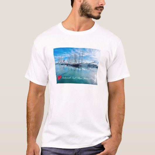 FALMOUTH TALL SHIPS FESTIVAL Cornwall Foto T-Shirt (Vorderseite)