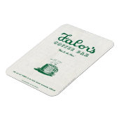 Falor's Coffee Bar Menu Magnet (Linke Seite)