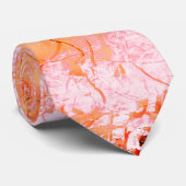 Falsa pele de salmão, com partes clareadas krawatte (Gerollt)