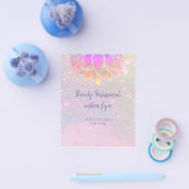 ・Falsch glitter on Falsch-Holografic Effect Flyer (Einzeln)