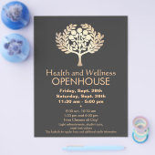 Falsch Gold Prosperity Tree Health and Wellness Flyer (Einzeln)