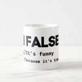 Falsch ist es lustig, weil es echt programmieren J Kaffeetasse (Mittel)