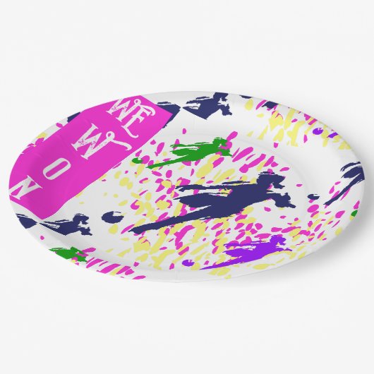 FALSCH PAPPTELLER (Schrägansicht)