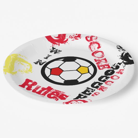 FALSCH PAPPTELLER (Schrägansicht)