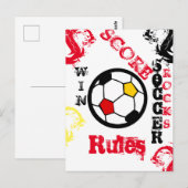 FALSCH POSTKARTE (Vorne/Hinten)