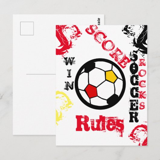 FALSCH POSTKARTE (Vorne/Hinten)