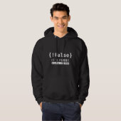 Falsch - Programmierer Codieren Code Codierer Soft Hoodie (Vorne ganz)