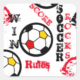 FALSCH QUADRATISCHER AUFKLEBER