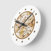 Falsch Stone Marble Digital Art Wall Decor Clocks Runde Wanduhr (Winkel)