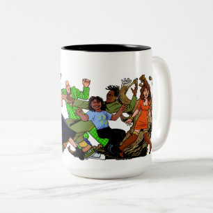 Falsch verbrachte Jugendliche Dance-a-thon Zwei-To Zweifarbige Tasse