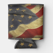 Falsche amerikanische Flagge Dosenkühler (Vorderseite)