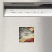 Falsche amerikanische Flagge Magnet (In Situ (Geschirrspüler))