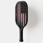 Falsche amerikanische Flagge Pickleball Schläger (Links)
