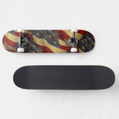 Falsche amerikanische Flagge Skateboard (Horizontal)