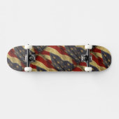 Falsche amerikanische Flagge Skateboard (Horizontal)