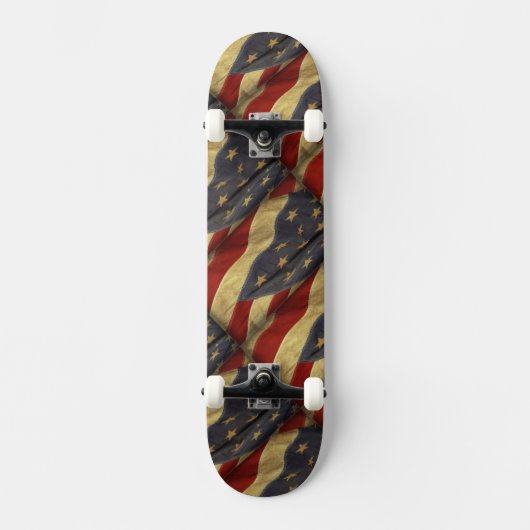 Falsche amerikanische Flagge Skateboard (Vorderseite)