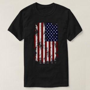 Falsche amerikanische Flagge T-Shirt