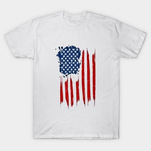 Falsche amerikanische Flagge T-Shirt