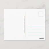 Falsche Anschuldigungen Postkarte (Rückseite)