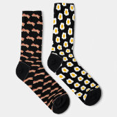 Falsche Bacon- und Eierstöcke Socken (Rechts)