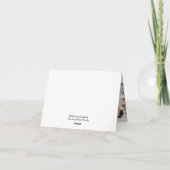 Falsche Beerdigung Dankeschön Karte (Rückseite)